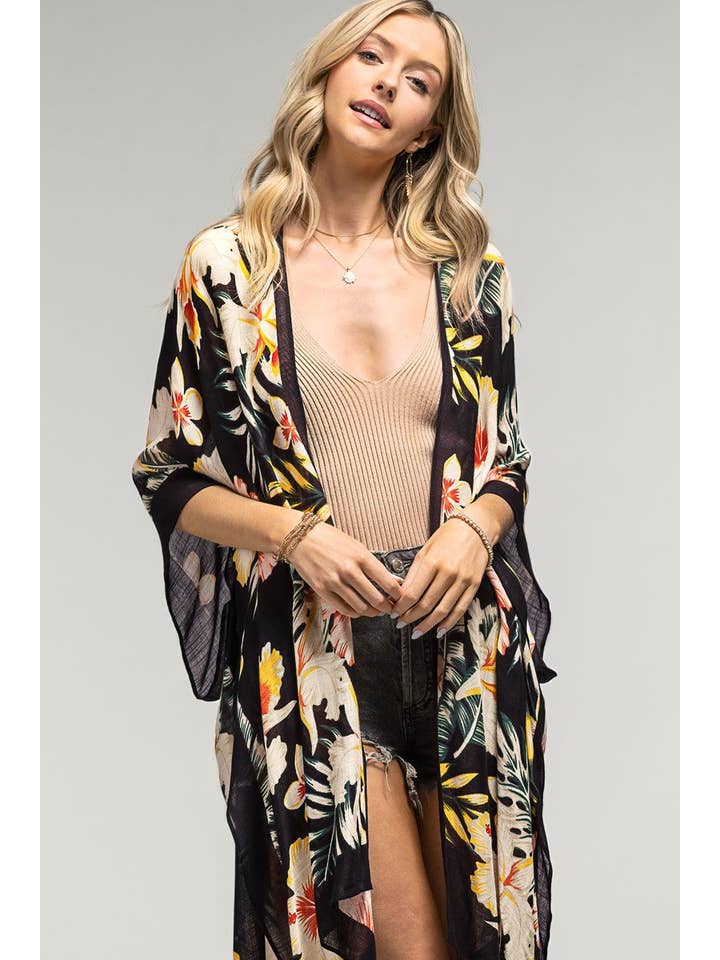 Tropical Garden Kimono for wholesale on Faire