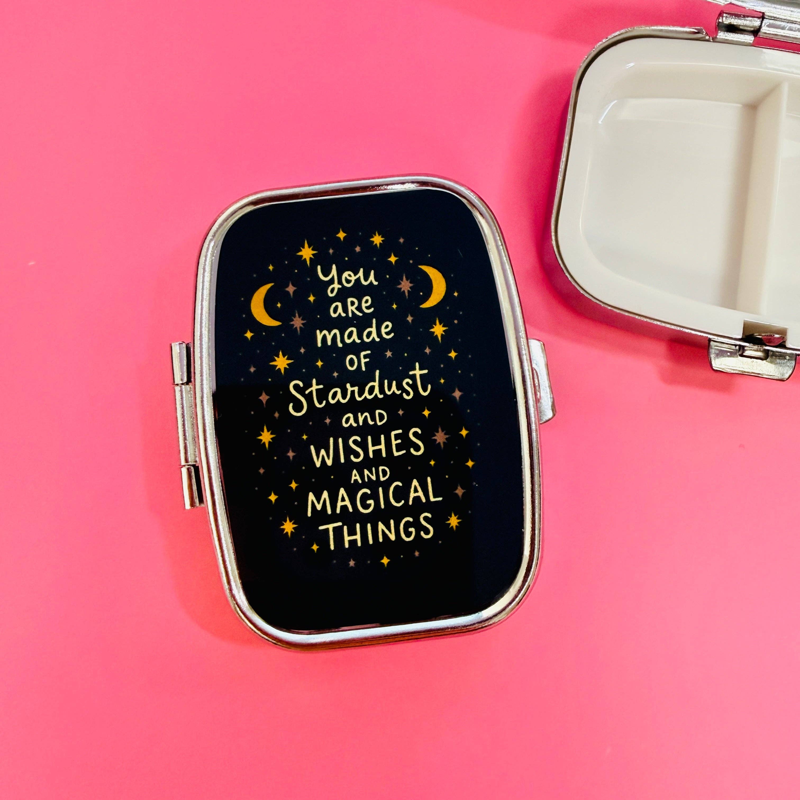 Sonny Rising - Wholesale Pill Organizer - Purse Pill Box, You Are Made Of Stardust1