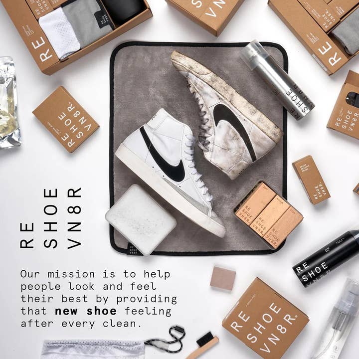 Reshoevn8r - Vente Kit d'entretien pour chaussures - Kit essentiel pour le nettoyage des chaussures5