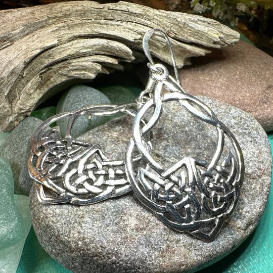 Celtic Crystal Designs Jewelry & Gifts - Wholesale Hangende/ronde oorbellen - Ashling Celtic Knot oorbellen1