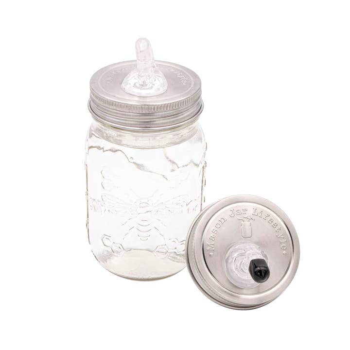 Mason Jar Lifestyle - Wholesale Liquor Dispenser - Liquor Pour Spout Stainless Steel Lid for Mason Jars7
