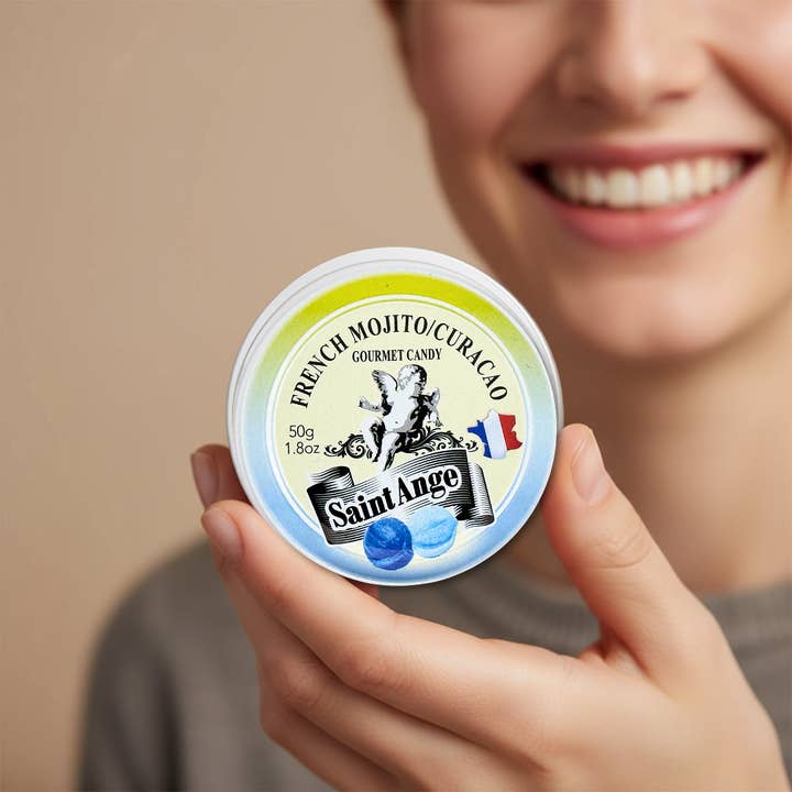 Bonbon-France - Wholesale Hard Candy - Saint-Ange Curacao Mojito Cocktail3