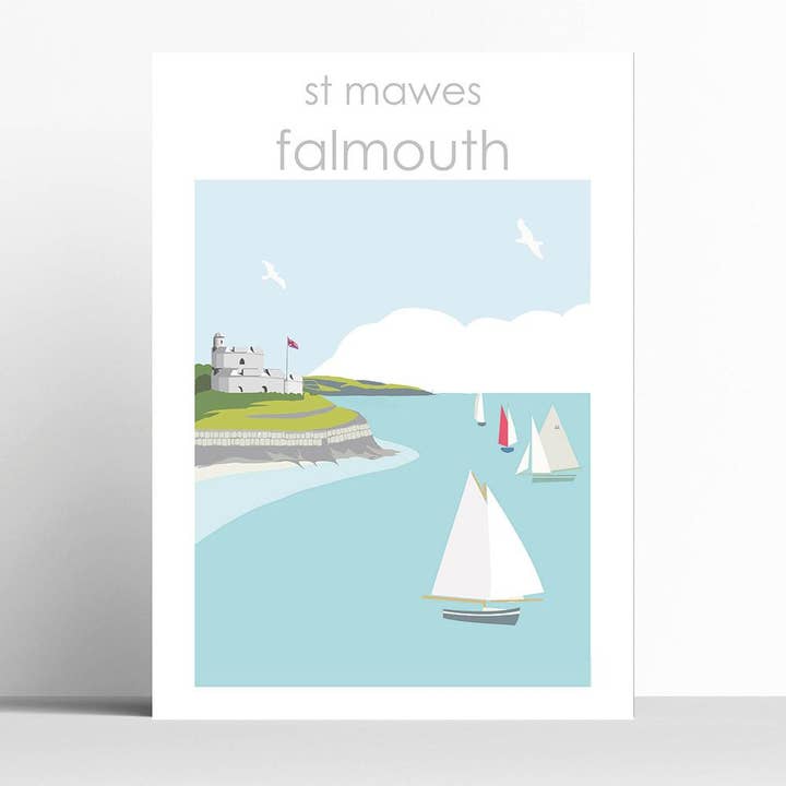 St Mawes Castle Cornwall for wholesale by Betty Boyns Designs