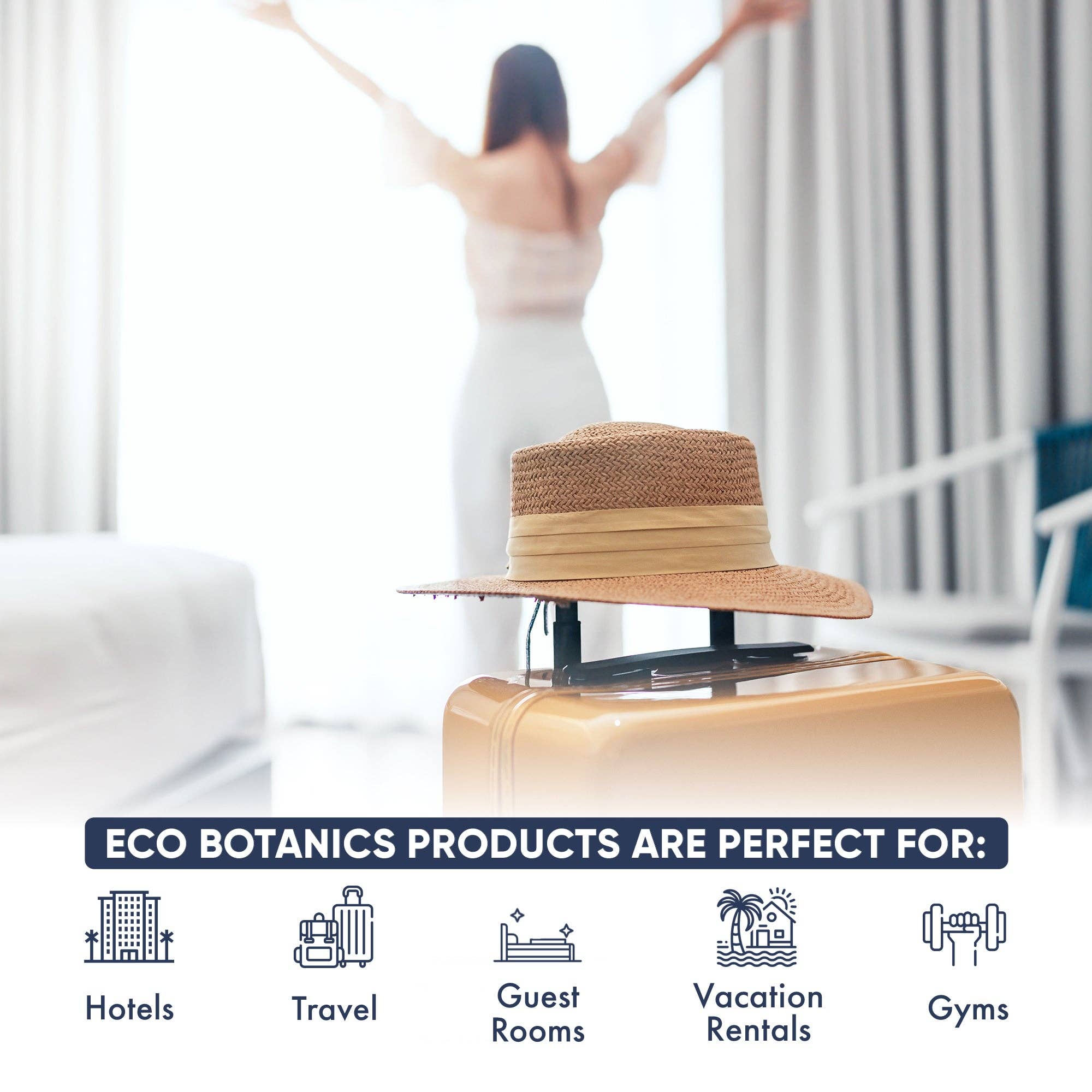 Diversified Hospitality Solutions - Wholesale Hair Shampoo - Eco Botanics Hotel Shampoo | 1 Gallon | Designed to Refill Soap Dispensers | by Terra Pure (Set of 4)2