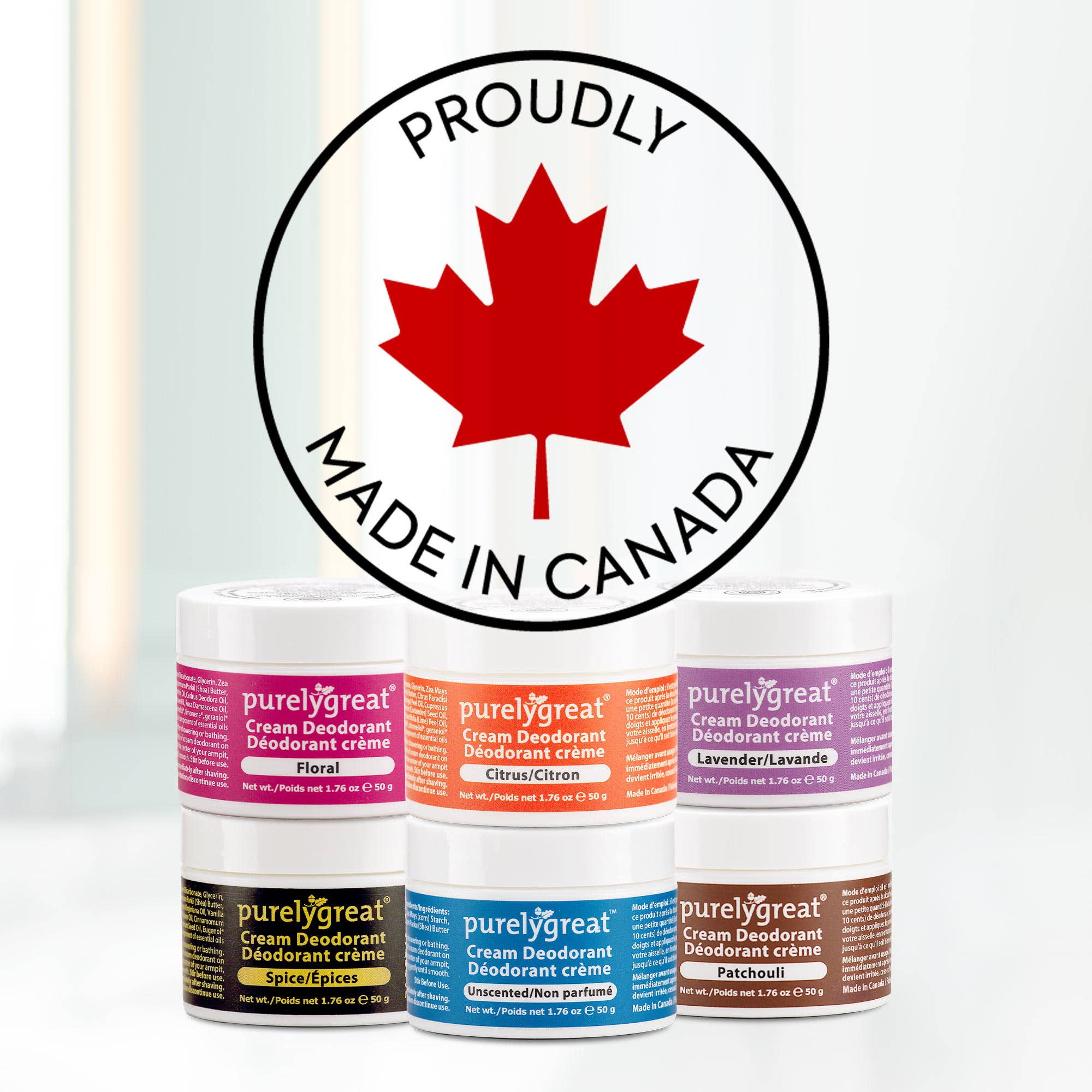 Purelygreat Natural Deodorants - Wholesale Deodorant - Unisex - Purelygreat Cream Deodorant - Unscented3