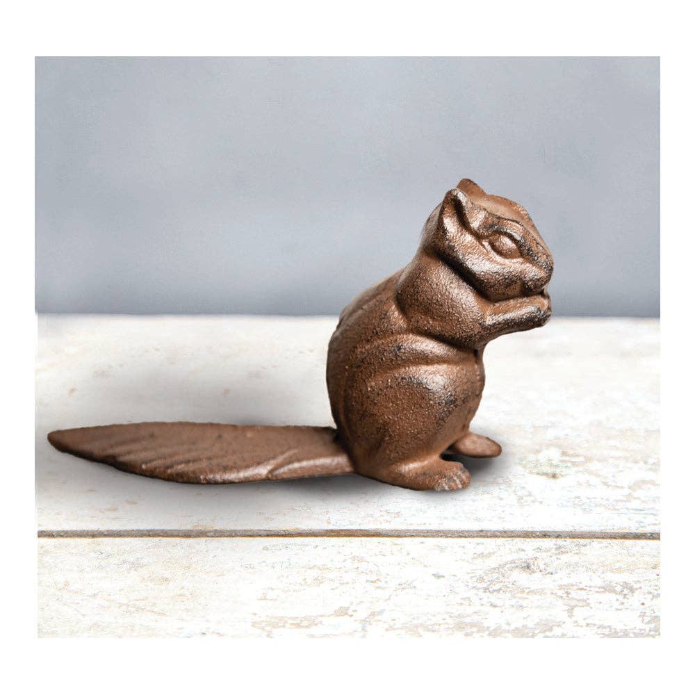 Manual Woodworkers and Weavers, Inc. - Wholesale Door Stop - Cast Iron Squirrel  Door Stop Set/20