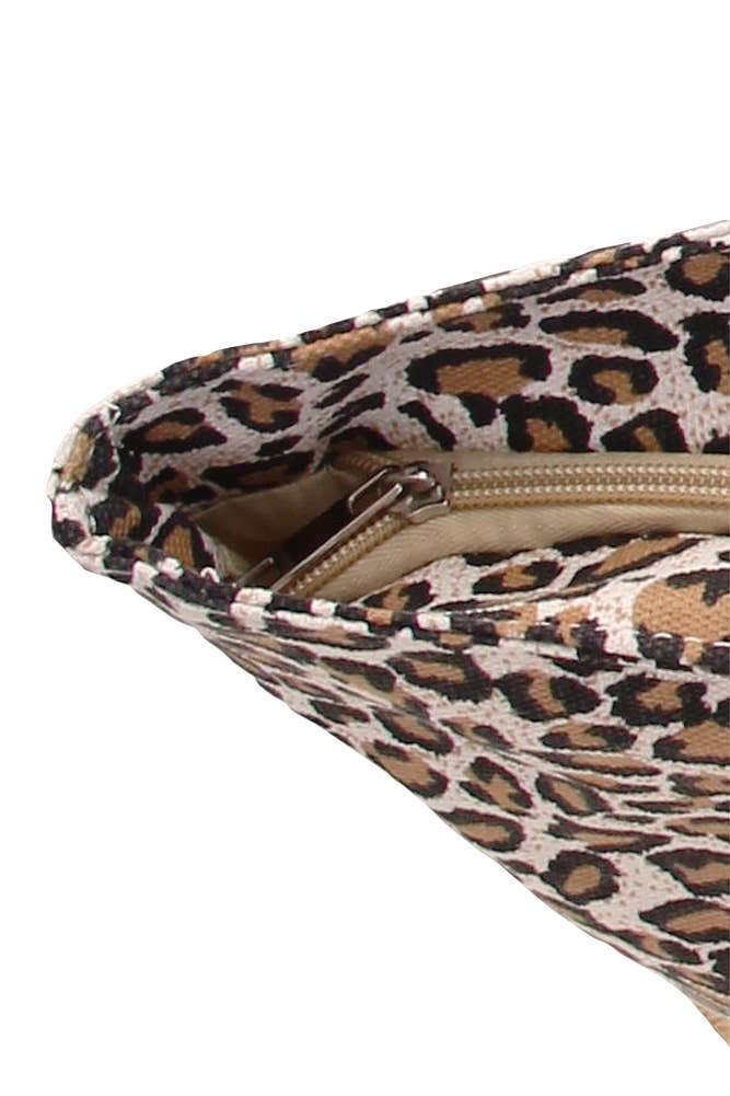 Hana - Vendita all'ingrosso Borsa tote - Donna - Borsa tote in juta con stampa leopardata10