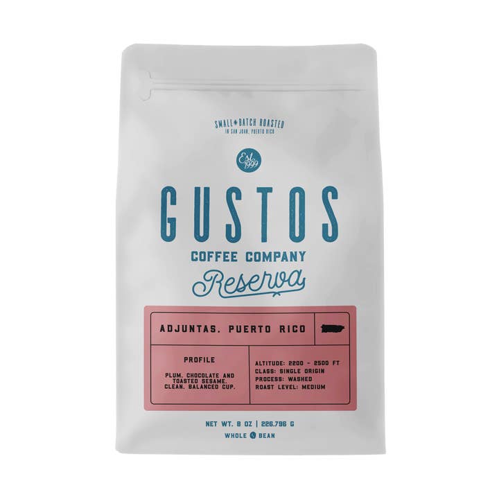 RESERVA ADJUNTAS PUERTO RICO for wholesale by Gustos Coffee