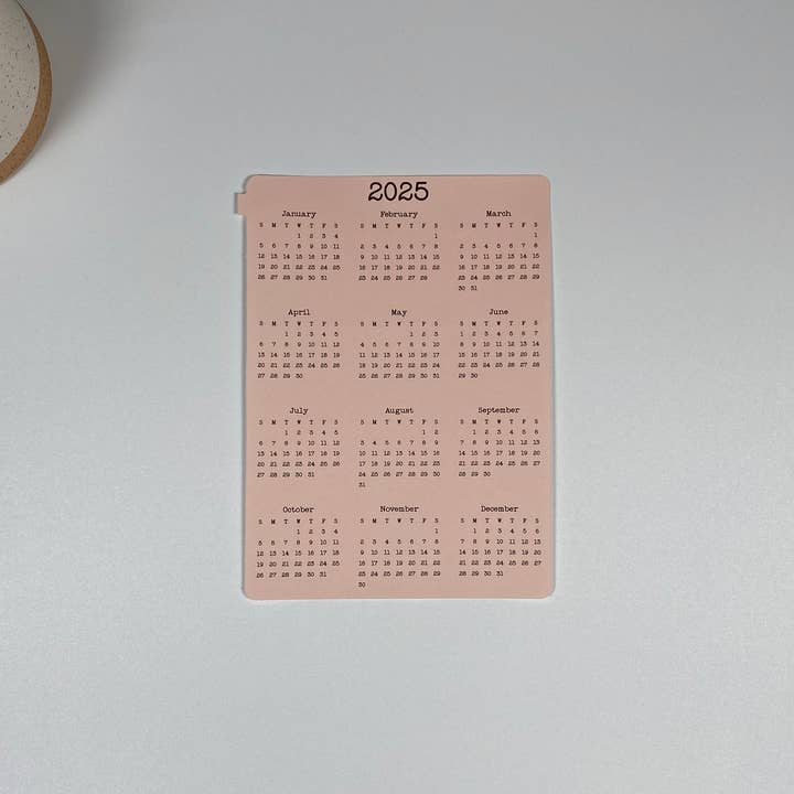 Fig Tree Works - Wholesale Sticker - Year At A Glance Calendar Sticker3