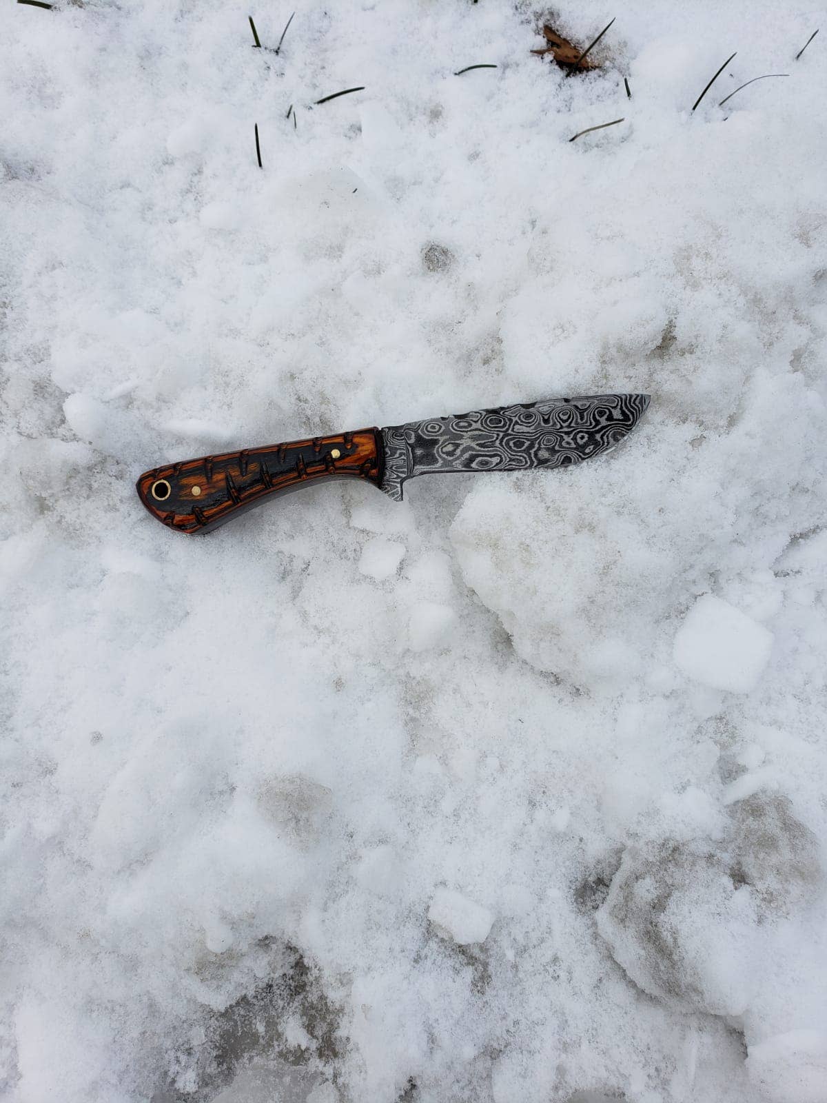 Titan International - Wholesale Kitchen/Utility Knife - Damascus Knife perfect Utility Neck Knife TD-2392