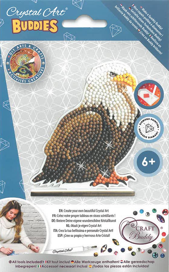 Outset Games and Cobble Hill Puzzles - Wholesale DIY Craft Kit - Full Display - CA Buddies: Wildlife (assorted 30 in PDQ)3