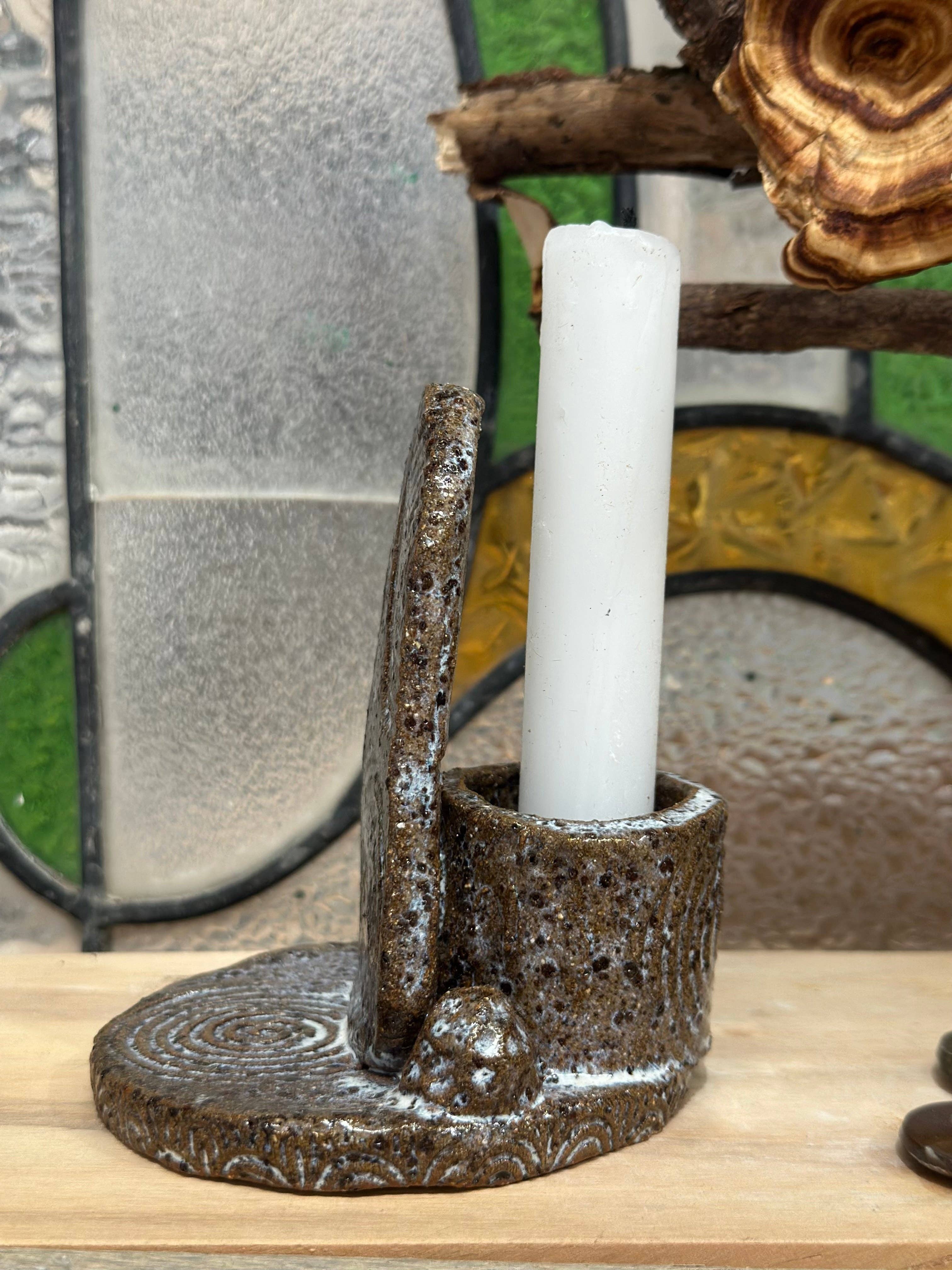 Carys Martin Ceramics - Wholesale Candle Holder - Standing Stone Candle & Smudge Holder3
