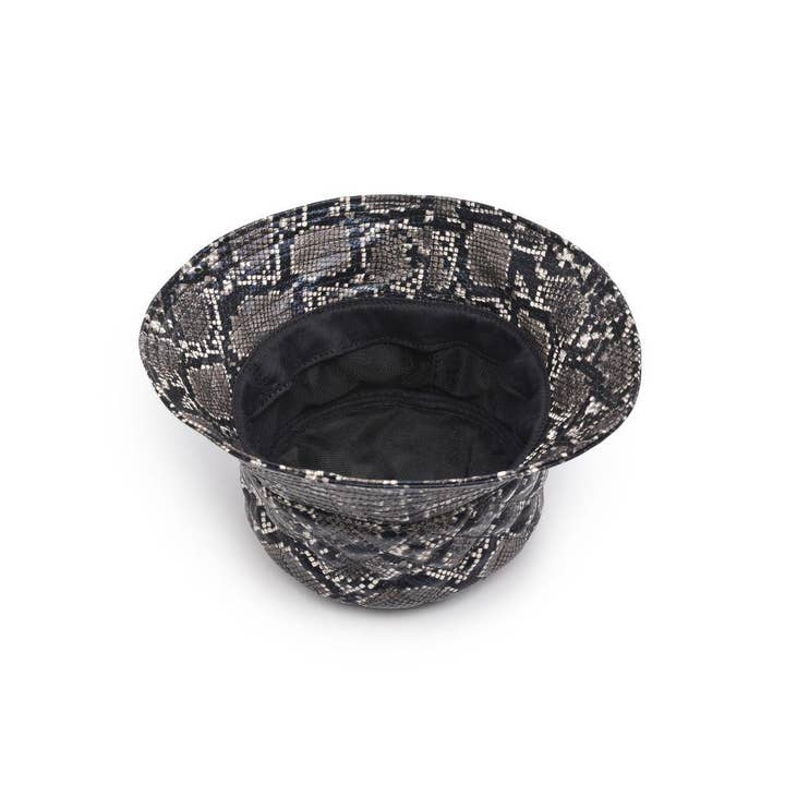 Urban Expressions - Venta al por mayor Gorro estilo pescador - Mujer - Sombrero de pescador de cuero vegano acolchado6