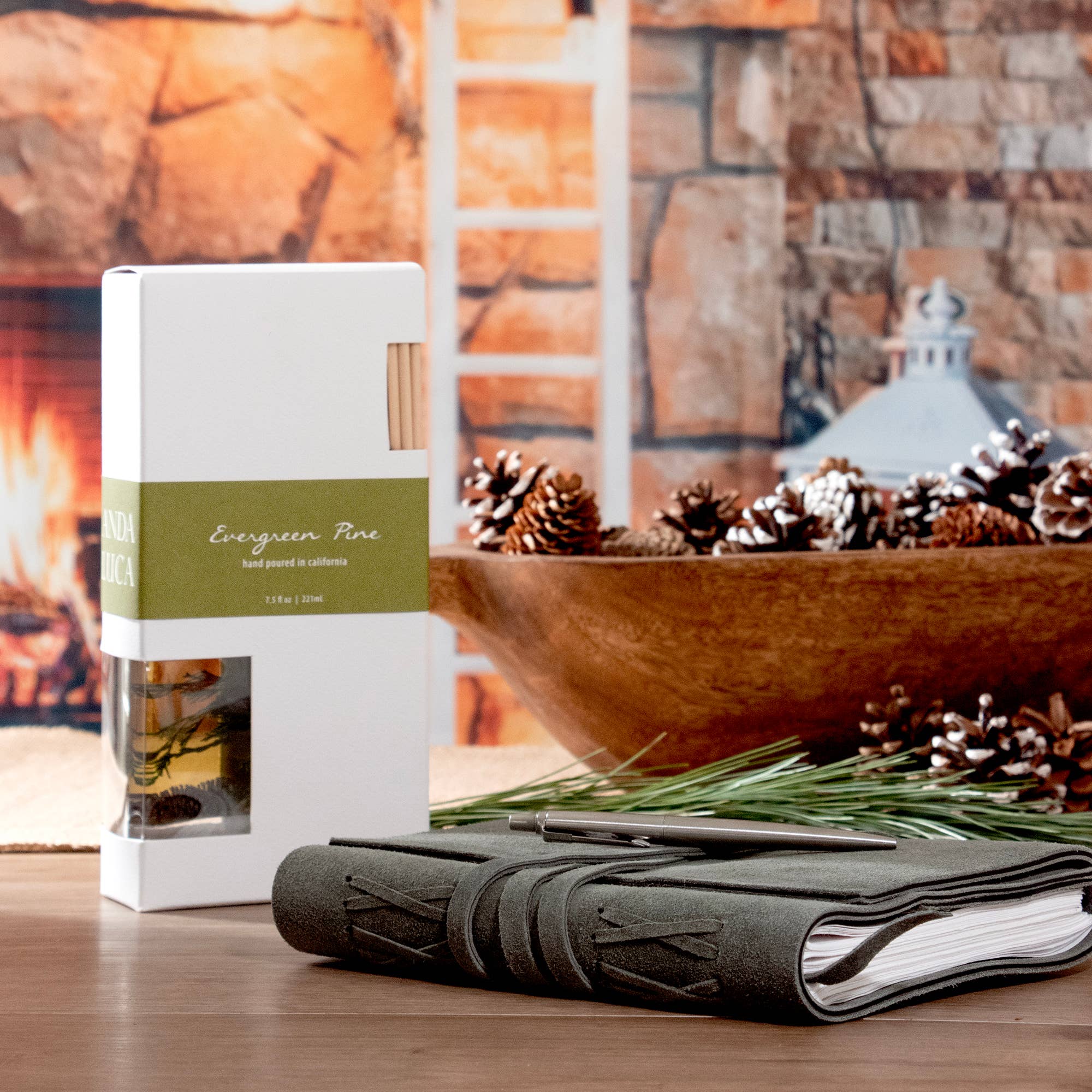 Andaluca - Wholesale Reed Diffuser - Evergreen Pine Botanical Reed Diffuser2