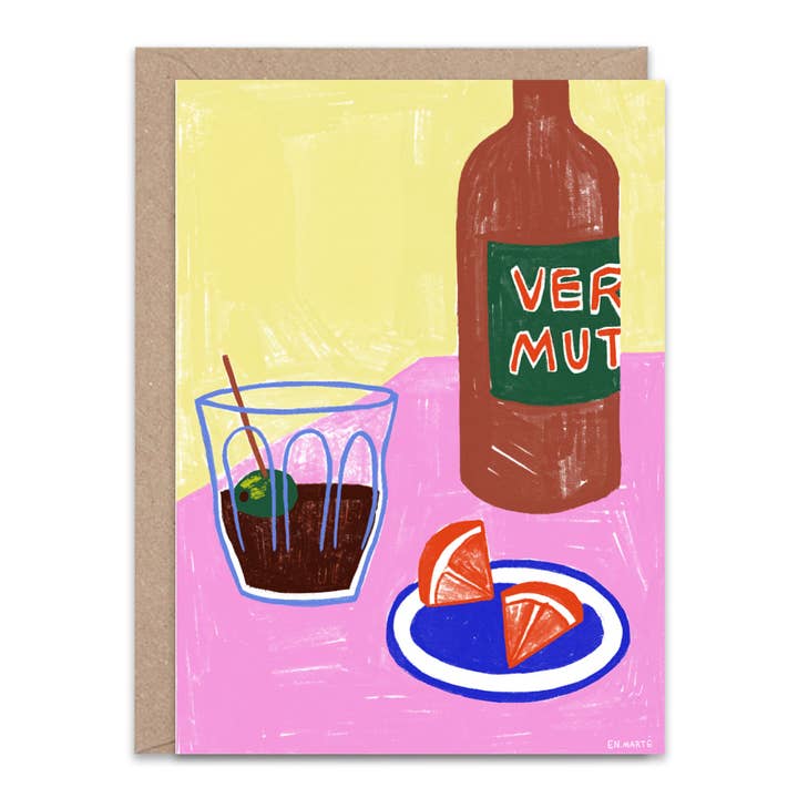 The Hands - Wholesale Everyday Greeting Card - Vermut by En Marte Print A6 Greetings Card