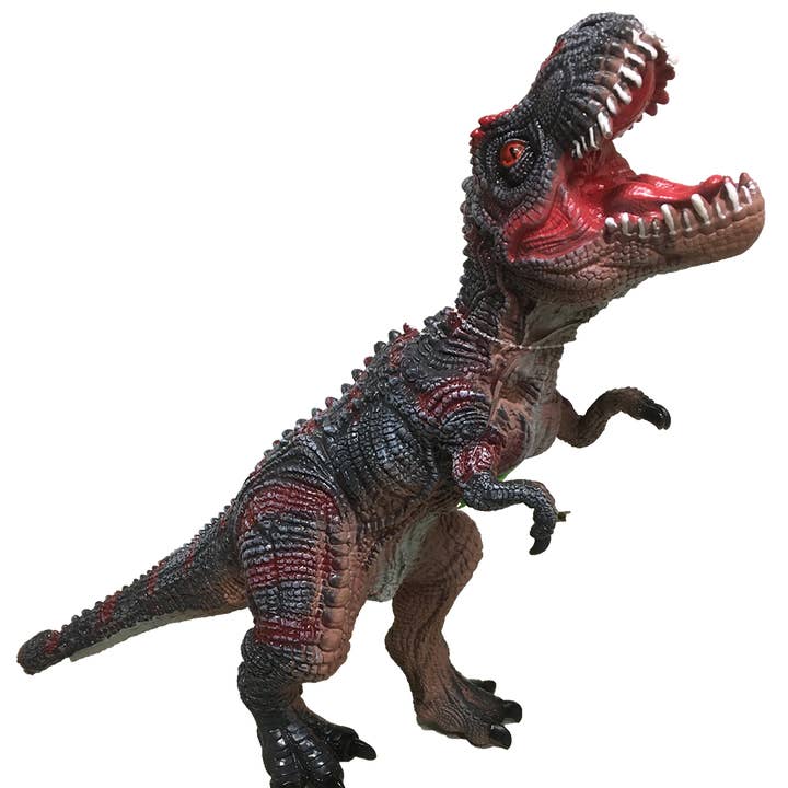 Tyrannosaurus 23" Vinyl Dinosaur Figurine with Sound Effects for wholesale by Texas Toy Distribution