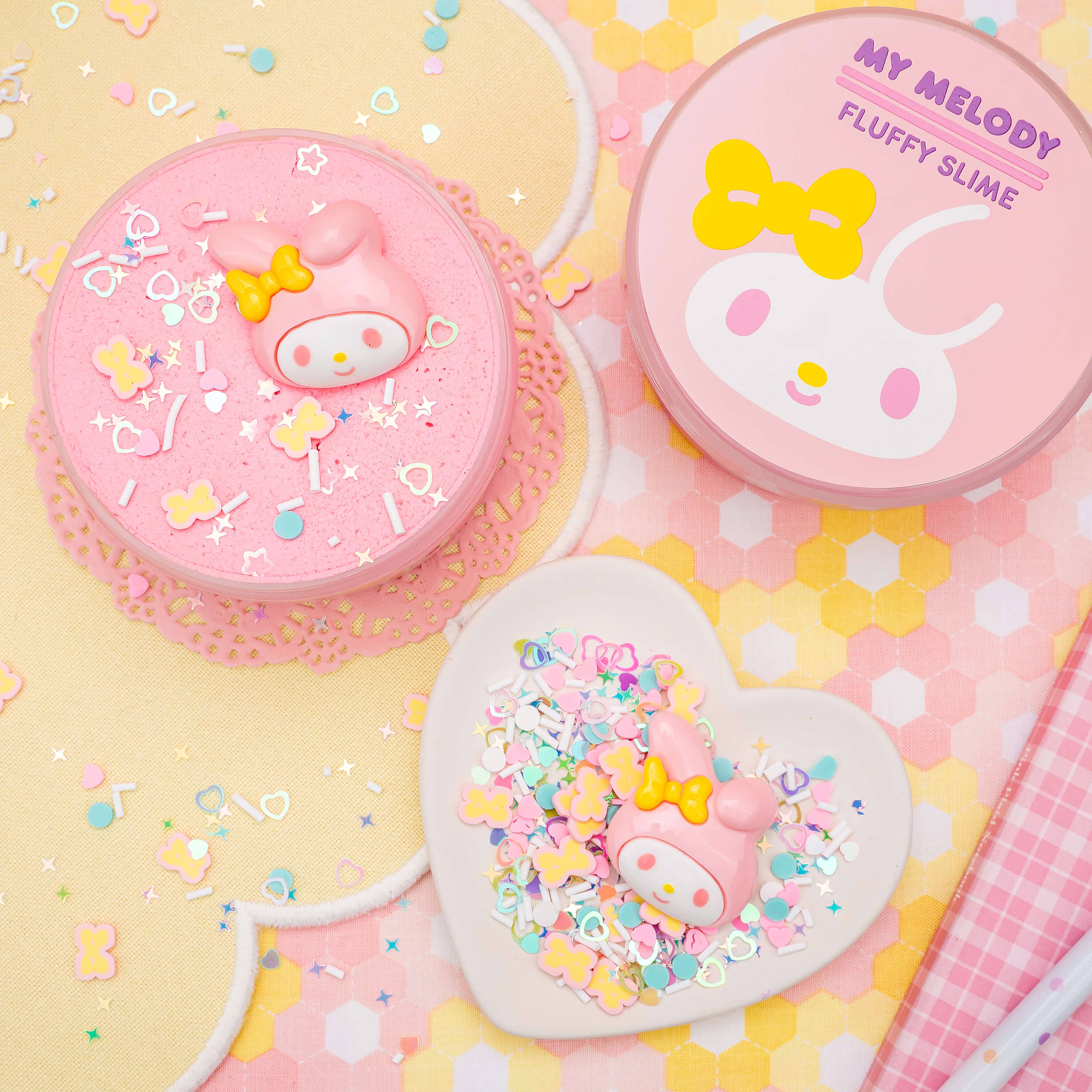 Kawaii Slime Company - Wholesale Putty/Slime - Kids - My Melody™ Fluffy Slime (4pcs/case)2