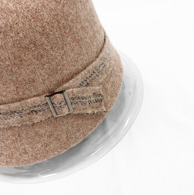 Comfortarians - Wholesale Bucket Hat - Women's - FW Women's Bunge Riding Hat Wool Hat Cloche Hat Bucket Hat6