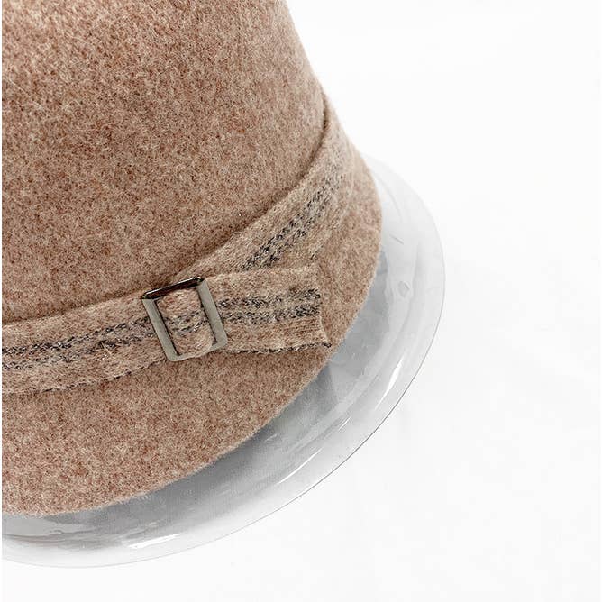 Comfortarians - Wholesale Bucket Hat - Women's - FW Women's Bunge Riding Hat Wool Hat Cloche Hat Bucket Hat6