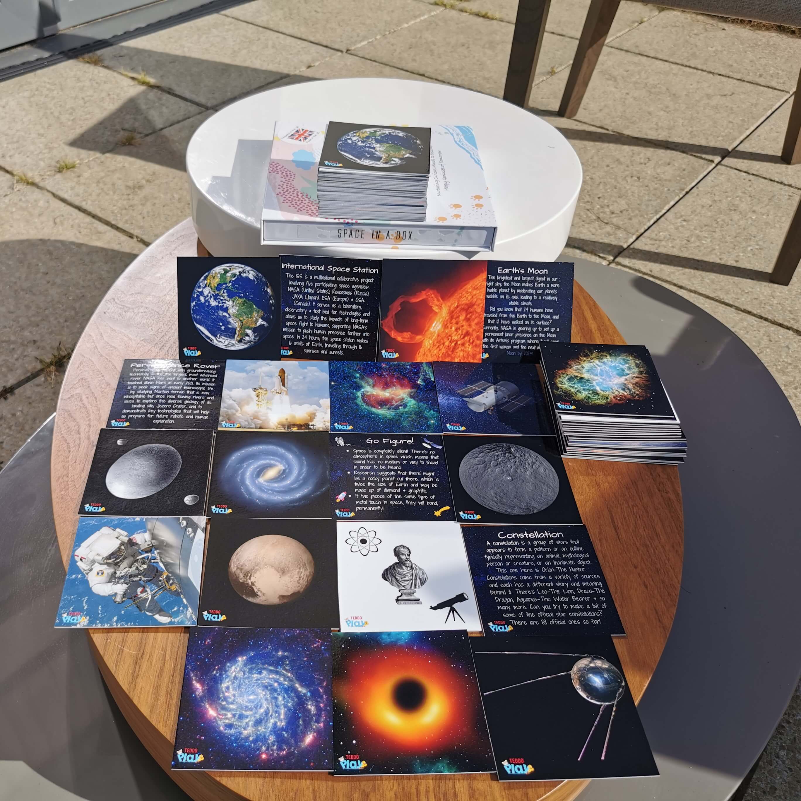 Teddo Play – Großhandel Lernkarten – Kind & Baby – Space Facts Pädagogische Geschenke Wissenschaft Reisen Spiele +Werbegeschenke5