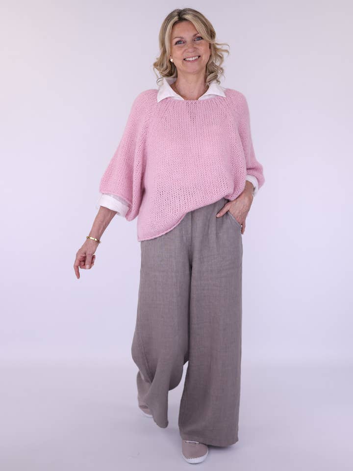 Cadenza Italy Ltd - Wholesale Knit Sweater - Women's - Alpaca Blend Swing Jumper