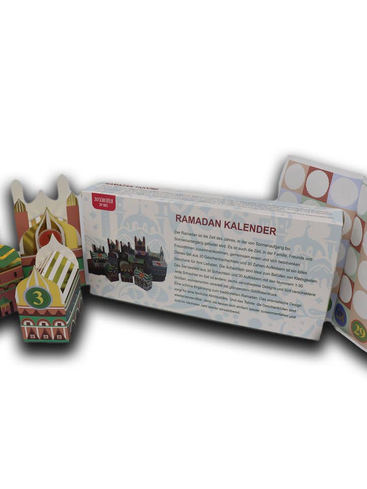 Ramadan-kalender med 30 æsker for engroshandel hos Close Up GmbH