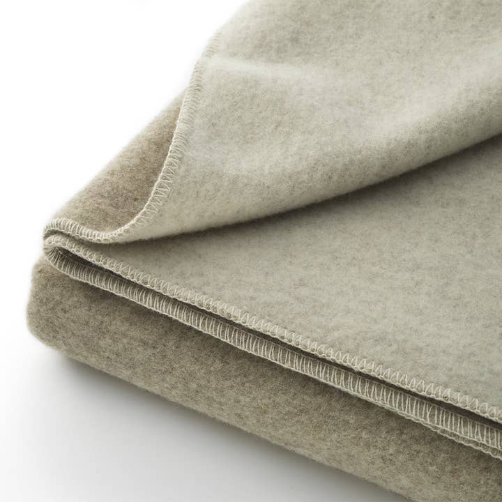 Bottoli - Wholesale Bedding Blanket - Single bed blanket LANAITALIANA - 100% Virgin Merino Wool - Double Face1
