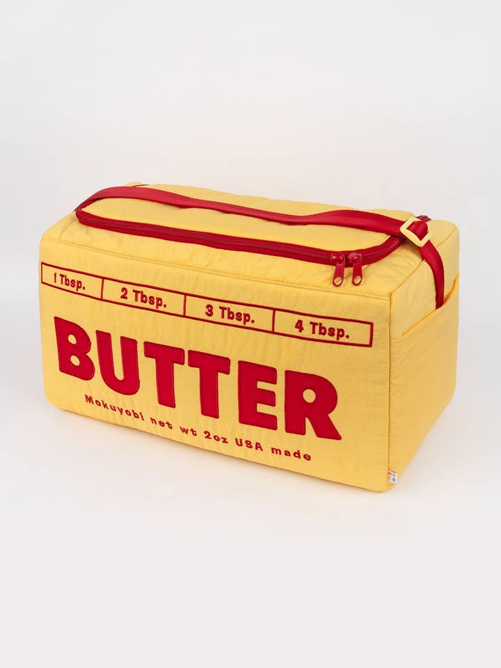 Unsalted Butter Duffel for wholesale by Mokuyobi
