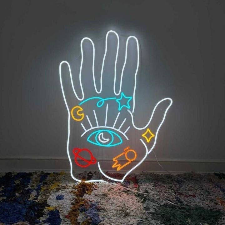 Cartomante Cartomante, Palma, Palma, Néon por atacado de Aoos Custom