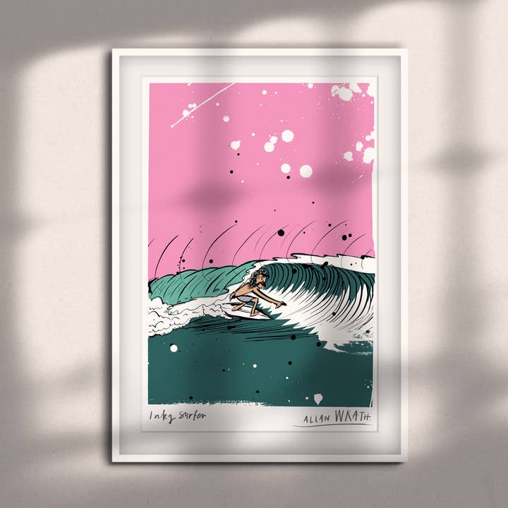 Inky Surfer for wholesale by Allan Wrath