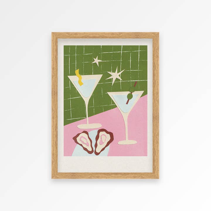 Proper Good - Vendita all'ingrosso Stampa artistica - Stampa Collage a Mano Martini4