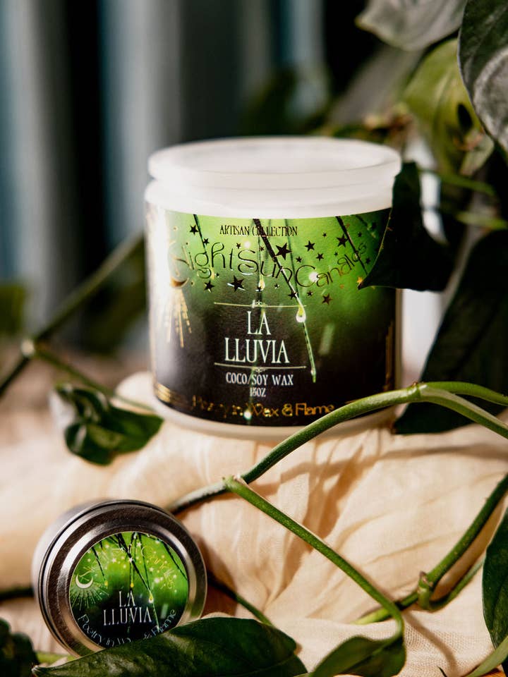 La Lluvia håndlavede ikke-giftige stearinlys for engroshandel hos Night Sun Candles