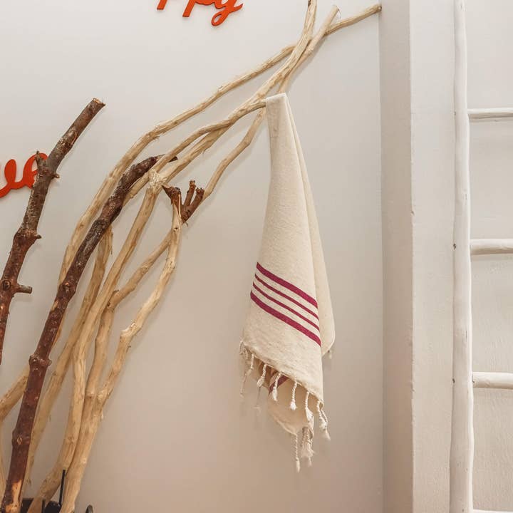 Ufuk A. Purple Hand Towel 50x100 cm - 20''x40'' for wholesale by PESHCE