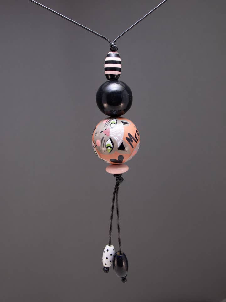 Hanger met kralen van katten 7 voor wholesale door Gannwood