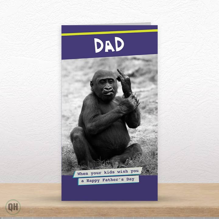 Glad fars dag-önskan från barn kort för wholesale av Quitting Hollywood