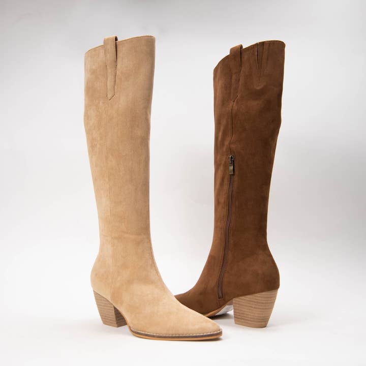 CCOCCI - Wholesale Boots - Women's - BIRKIN POINTED-TOE SLIM DESIGN TALL RIDING BOOTS