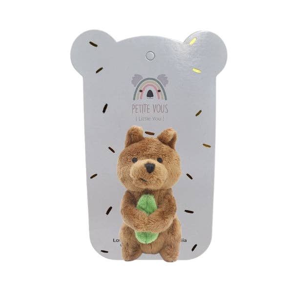 PETITE VOUS - Wholesale Handheld rattle – Baby - Petite Vous Banjo the Quokka Rattle Soft Toy0