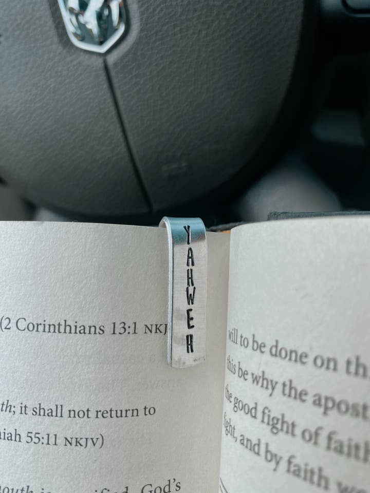 Yahweh Bookmark for wholesale by Diamond Basin Design Co.