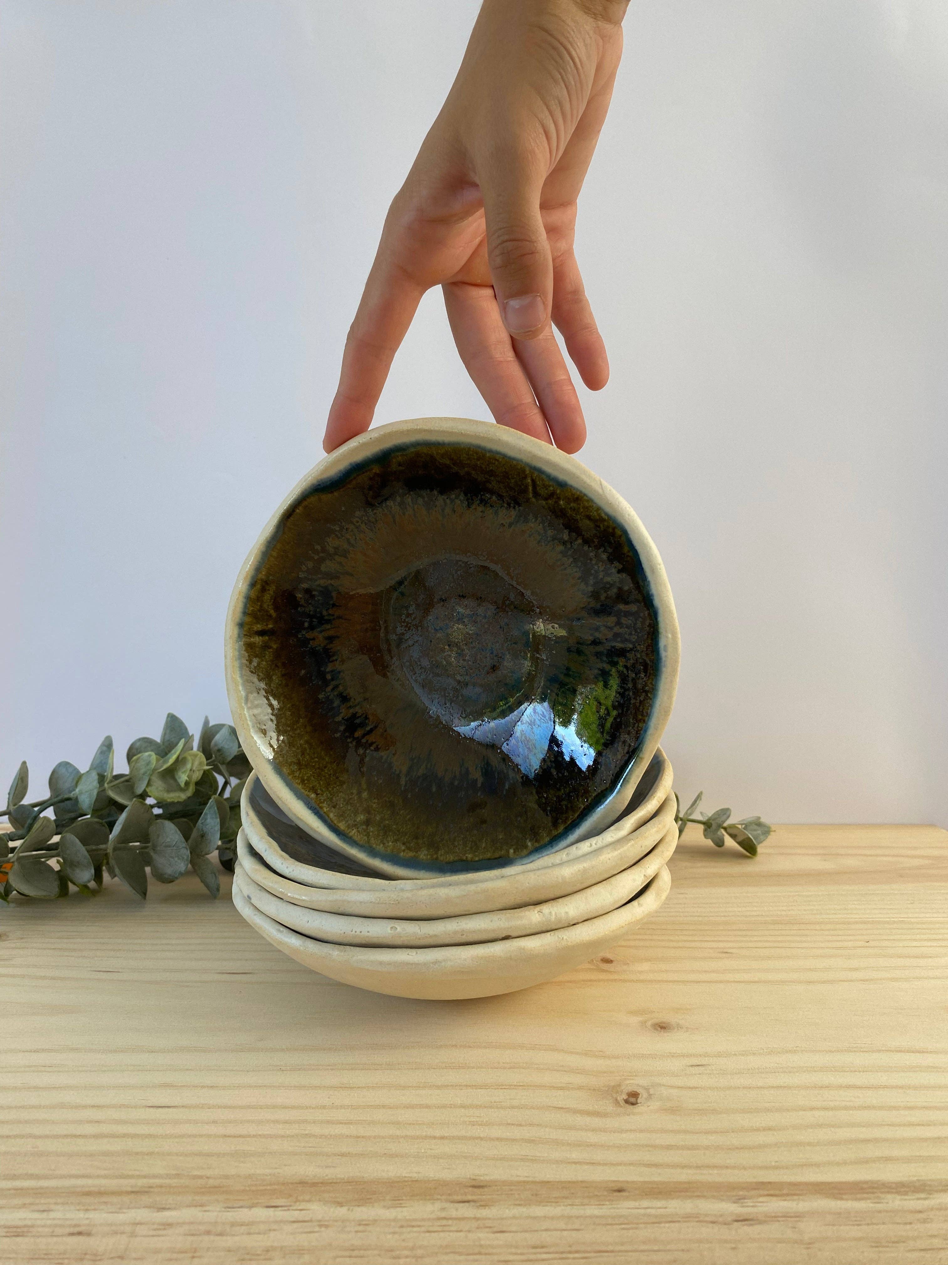 mynt ceramics - Wholesale Bowl - Cereal Bowl in Shades of Blue and Brown | Handmade Ceramics5