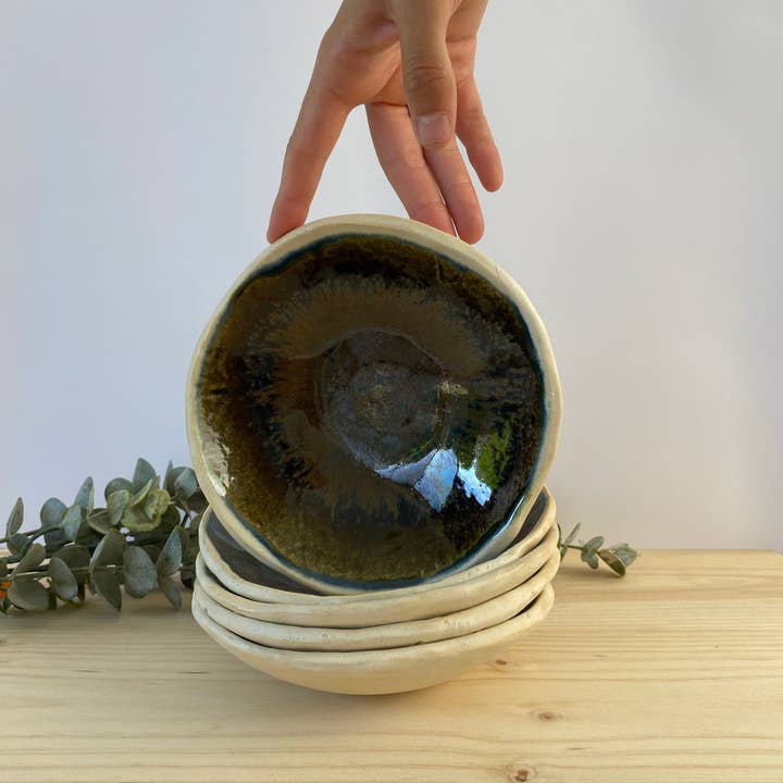 mynt ceramics - Wholesale Bowl - Cereal Bowl in Shades of Blue and Brown | Handmade Ceramics5
