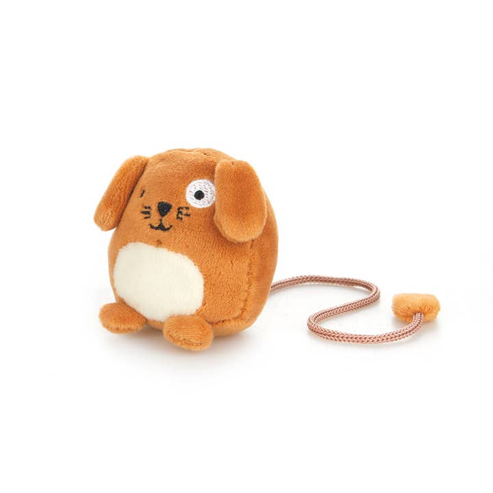 Segnalibro Woof poliestere marrone per la vendita all'ingrosso da parte di Balvi