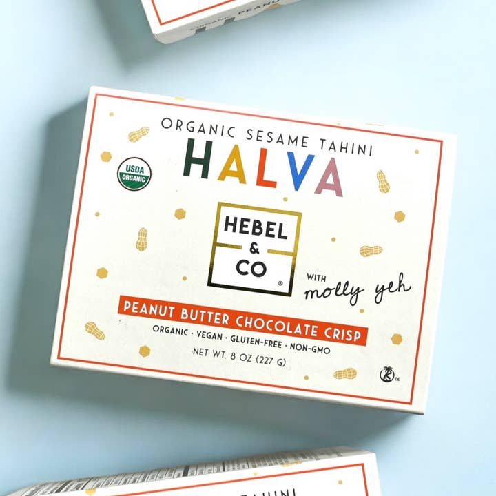 Hebel & Co - Wholesale Chocolate Bar - Organic Halva - Peanut Butter Chocolate Crisp (Molly Yeh)
