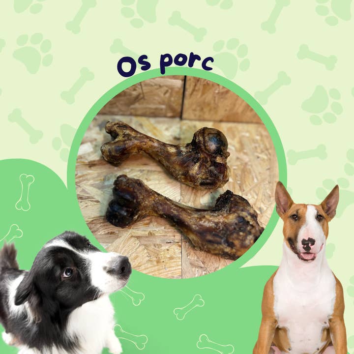 JF animalerie - Wholesale Pet Treats - Dog - Pork bone/ Dog treat
