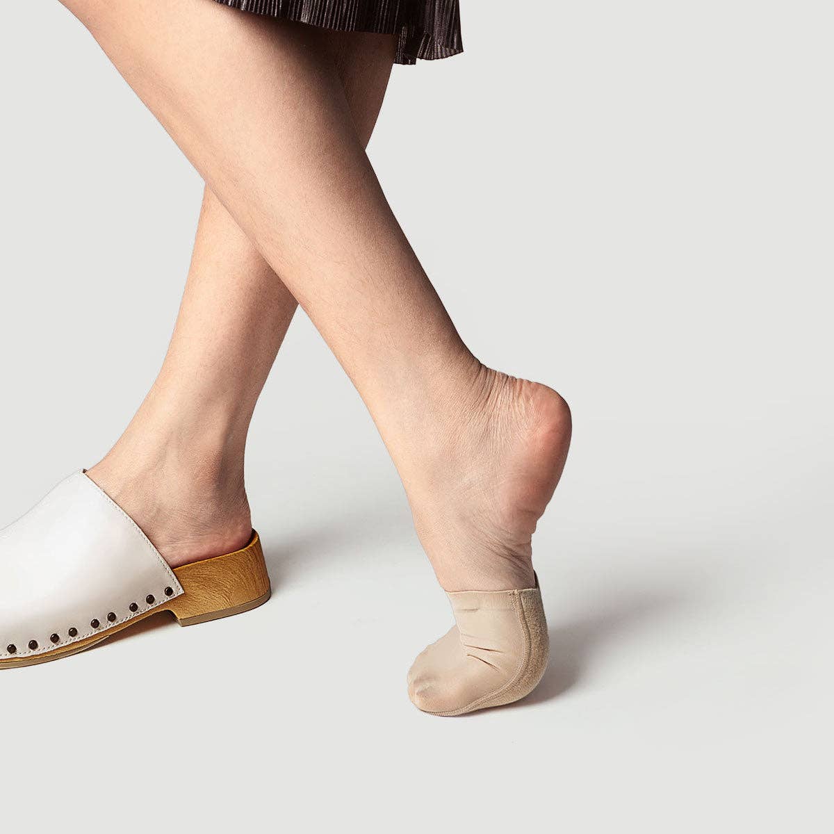 sheec socks - Wholesale Socks - Women's - Ultra Thin Toe Cover Half Socks | CREAM2