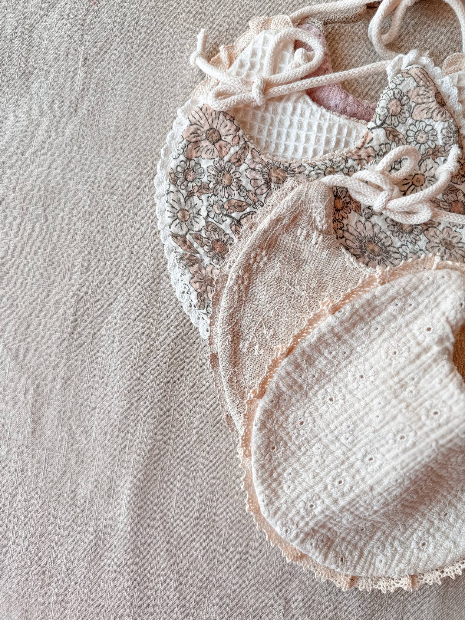 PETITE EvelinaApparel - Wholesale Bib - Baby - GRAB BAG / girly baby bib2