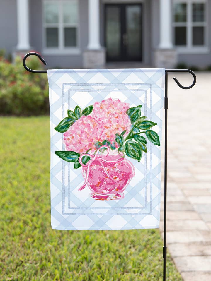 Forårshaveflag – Lyserød Blomster Vase for engroshandel hos The Navy Knot