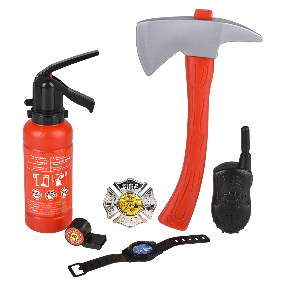 The Toy Network - Wholesale Toy Set - Kids - 6PC FIREFIGHTER ROLE PLAY SET0