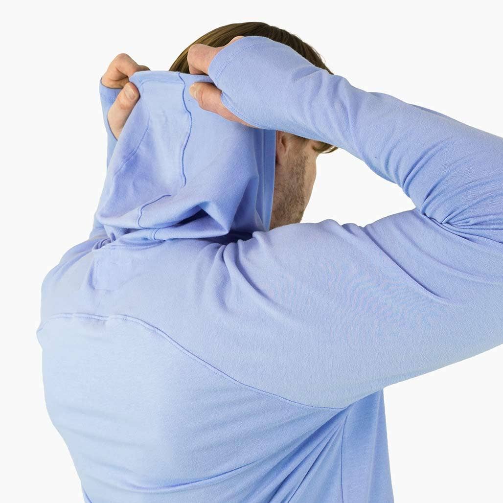 Sun50 - Vente Sweat à capuche - homme - Sweat à capuche de protection solaire à manches longues Pacifica pour hommes UPF 50+16