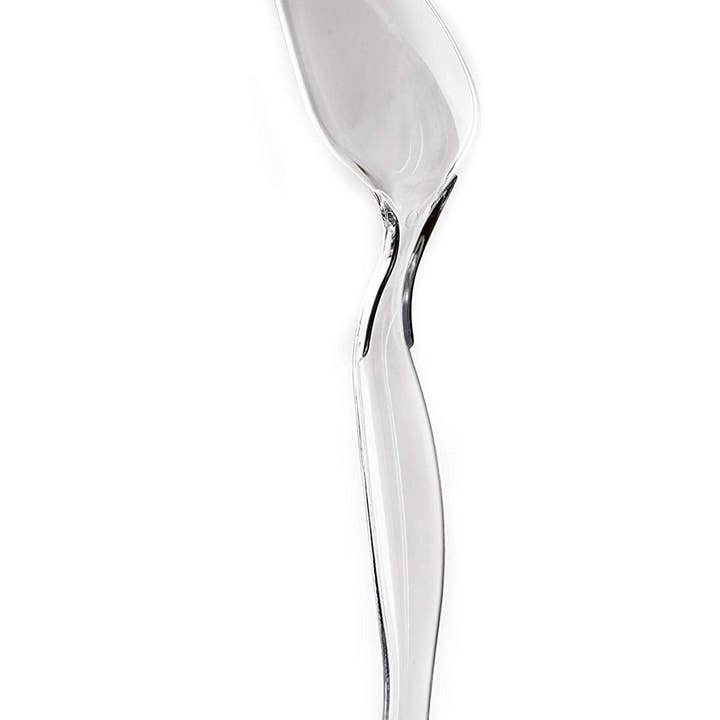 EcoQuality – wholesale Serving utensil – Disposable Plastic Clear Serving Spoons | Heavy Duty | Large2
