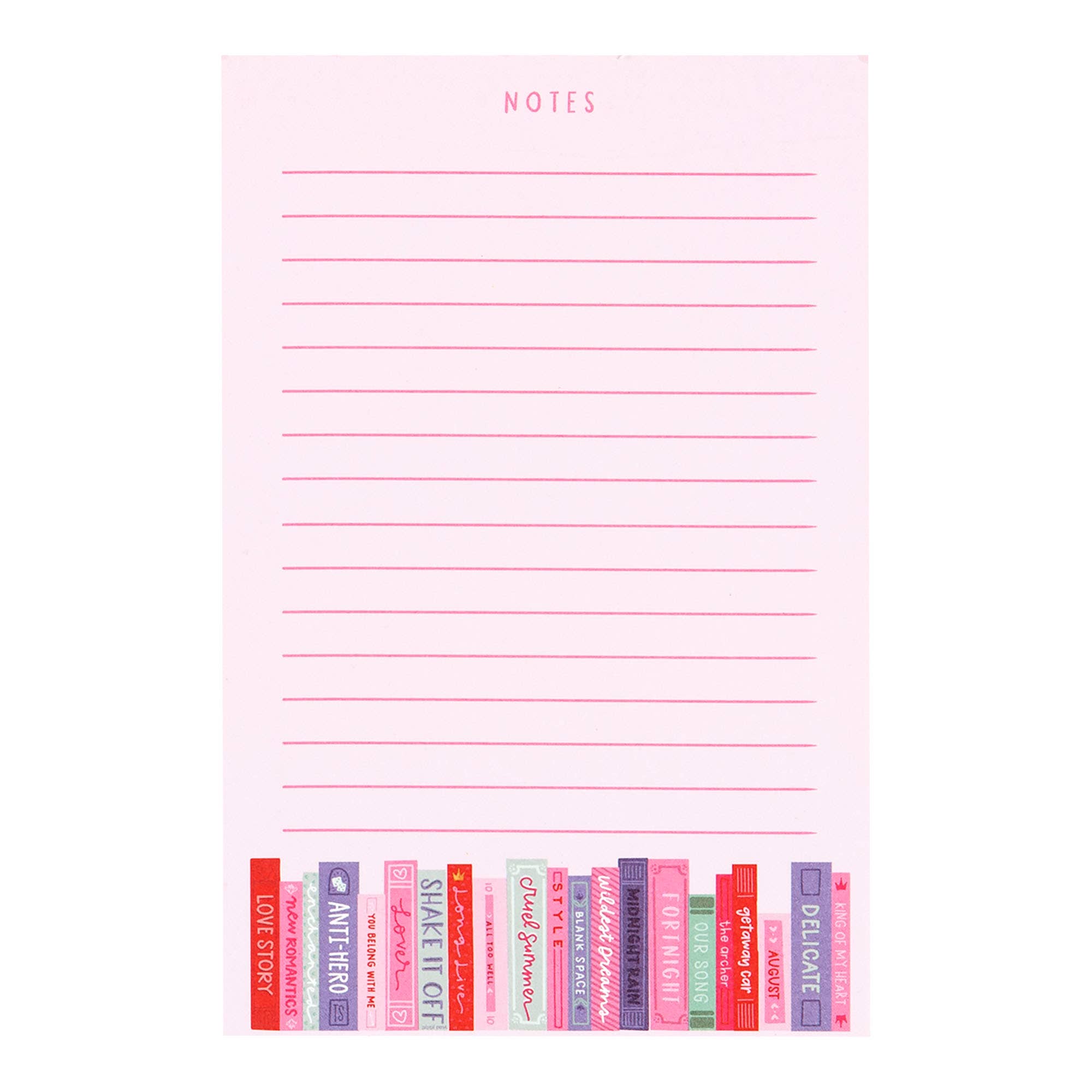 Pippi Post - Wholesale Notepad - Book Tour Bookshelf 4x6 Notepad0